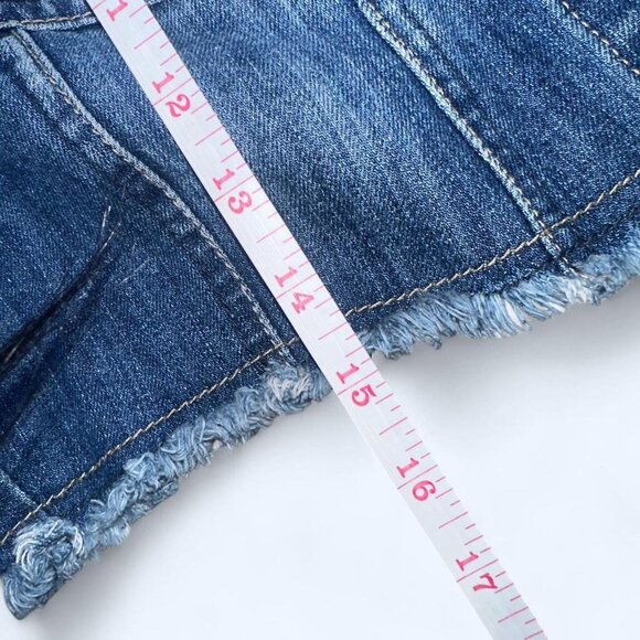 Highway Jeans Cropped Denim Vest - Picture 4 of 4